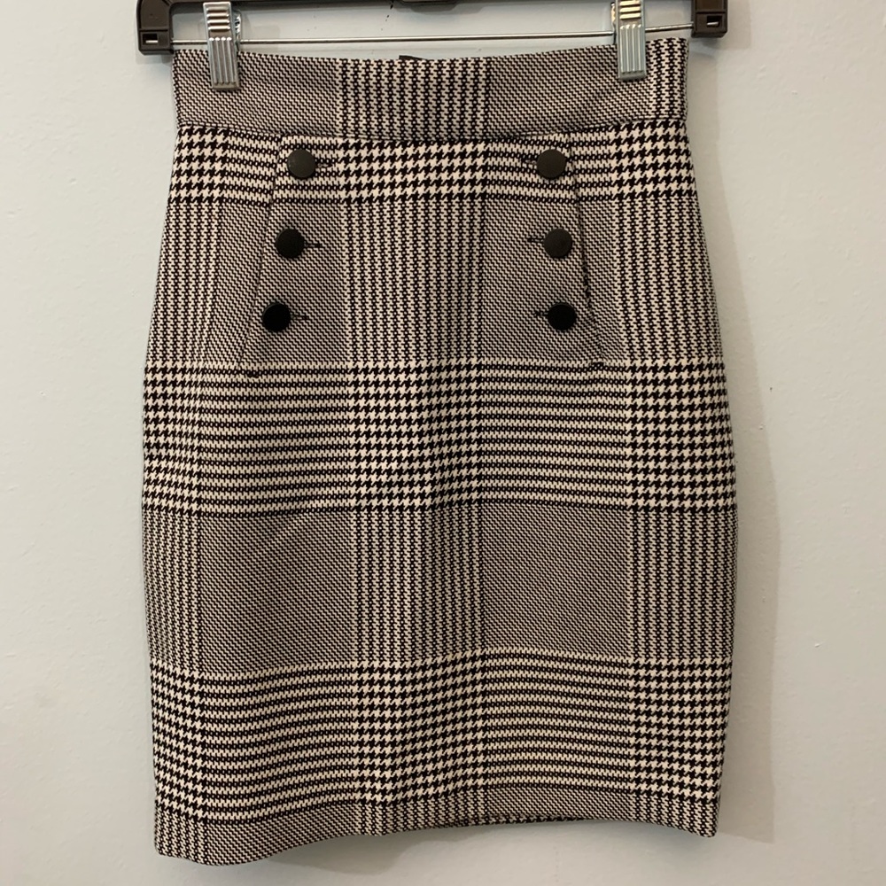 Black and white skirt